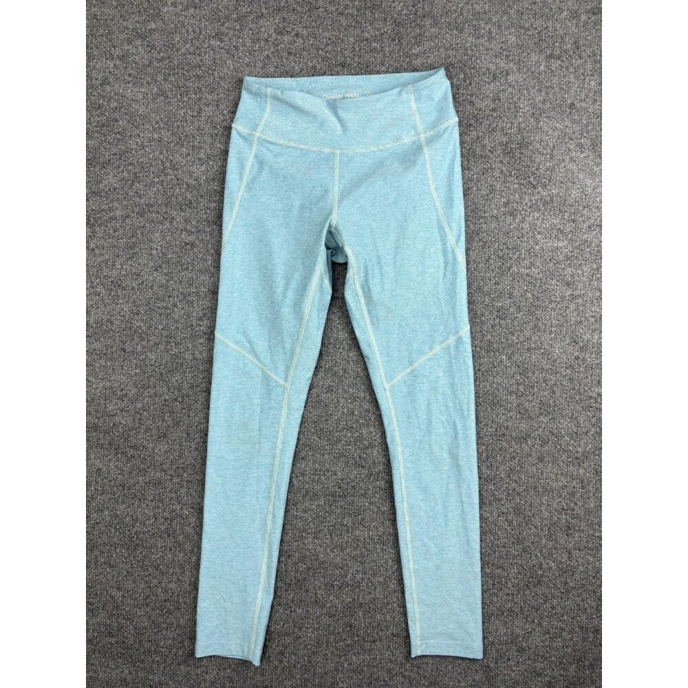 Outdoor Voices Leggings Womens Small Blue Ankle‎ Running Yoga Pants Athletic
